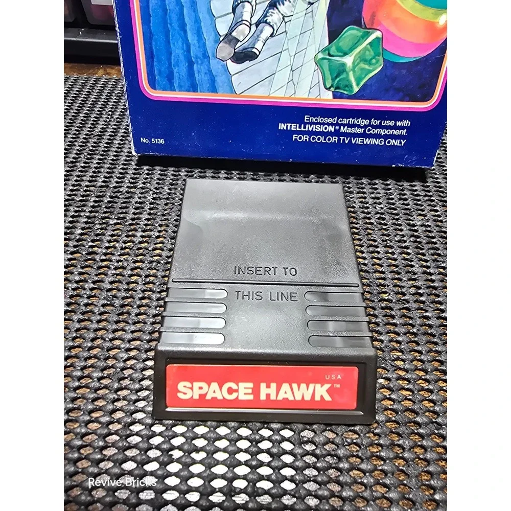 Space Hawk Intellivision (Mattel Electronics,‎ 1981) Game & Box Tested Working